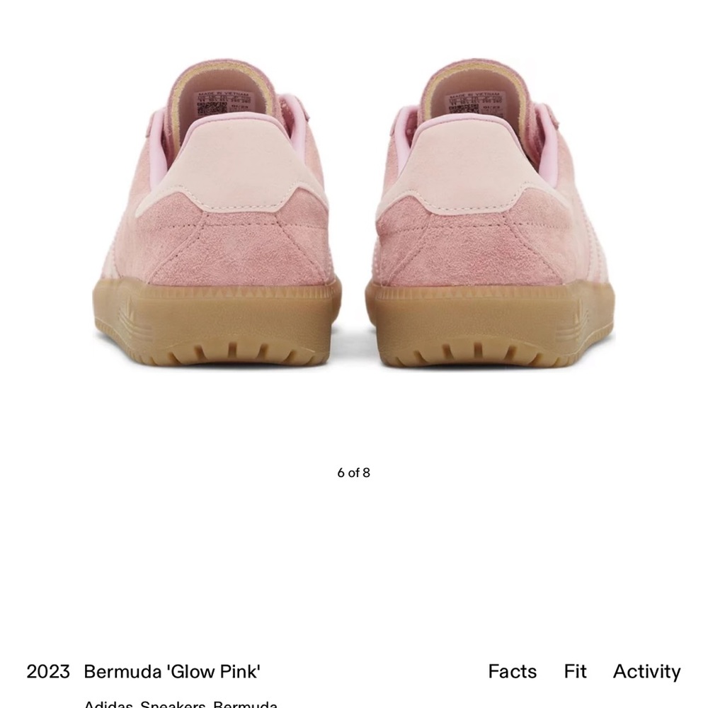 Bermuda ‘Glow Pink’ Adidas shoes size 9.5 - Picture 3 of 10